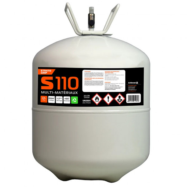 Bonbonne de colle pistolable multi matériaux S110 pour tapis camion chevaux