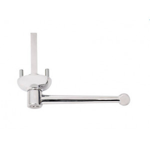 Poignée centrale laiton chromé à clés