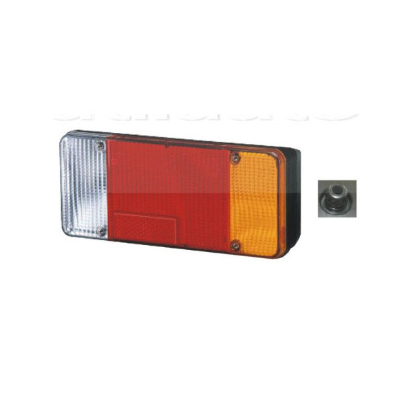 Feu arrière droit compact à ampoules - 12/24 Volts