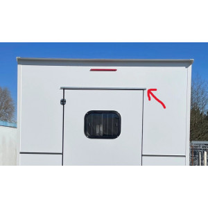 Gouttière aluminium camion chevaux